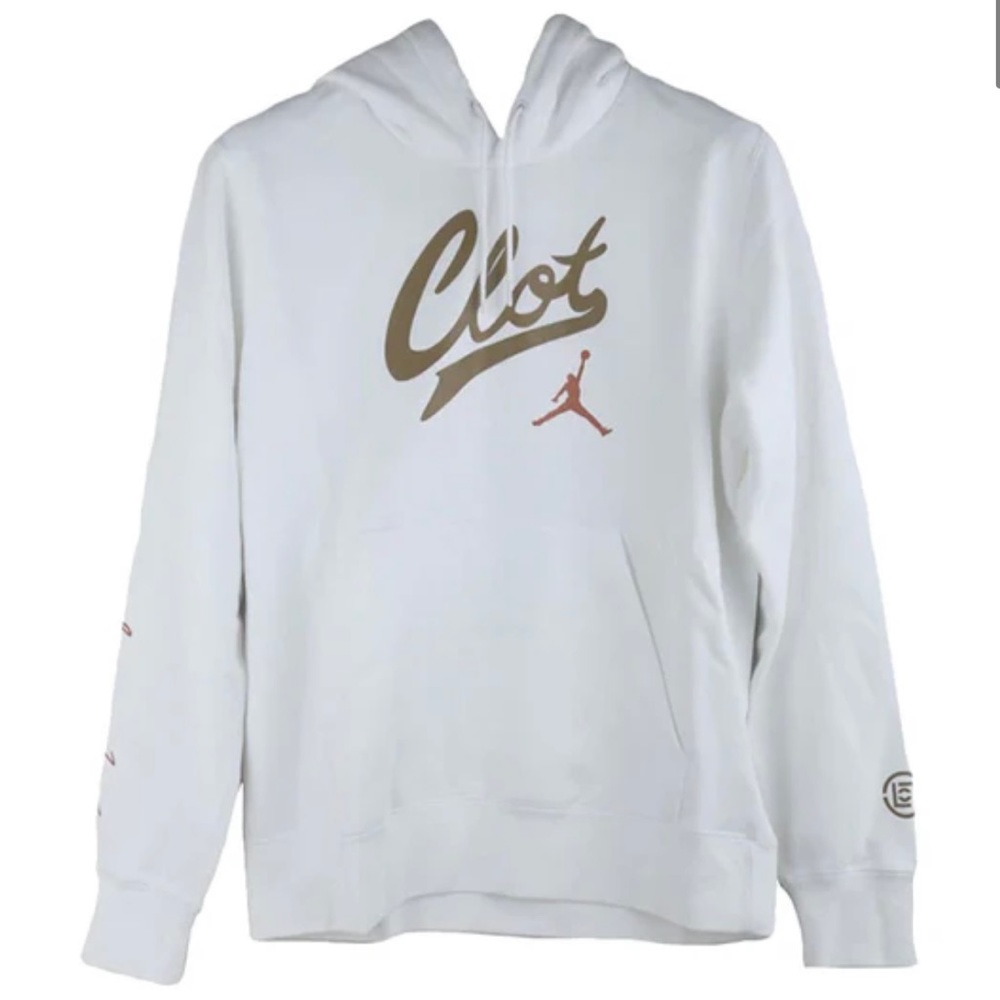 Air Jordan x Clot Hoodie 'White' AR8394-100